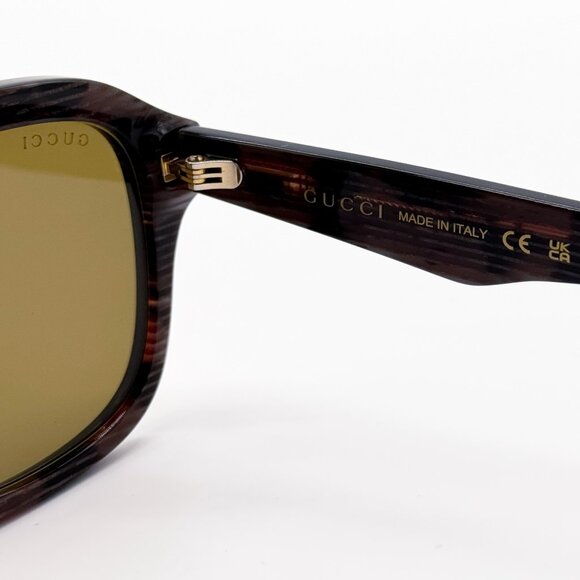 NEW GUCCI GG1263S 005 SUNGLASSES UNISEX VIOLET AVIATOR EYEWEAR GUCCI - Picture 12 of 13